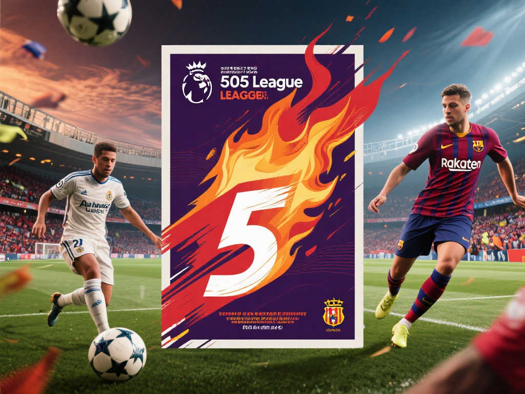 五大联赛视觉盛宴：精选海报设计